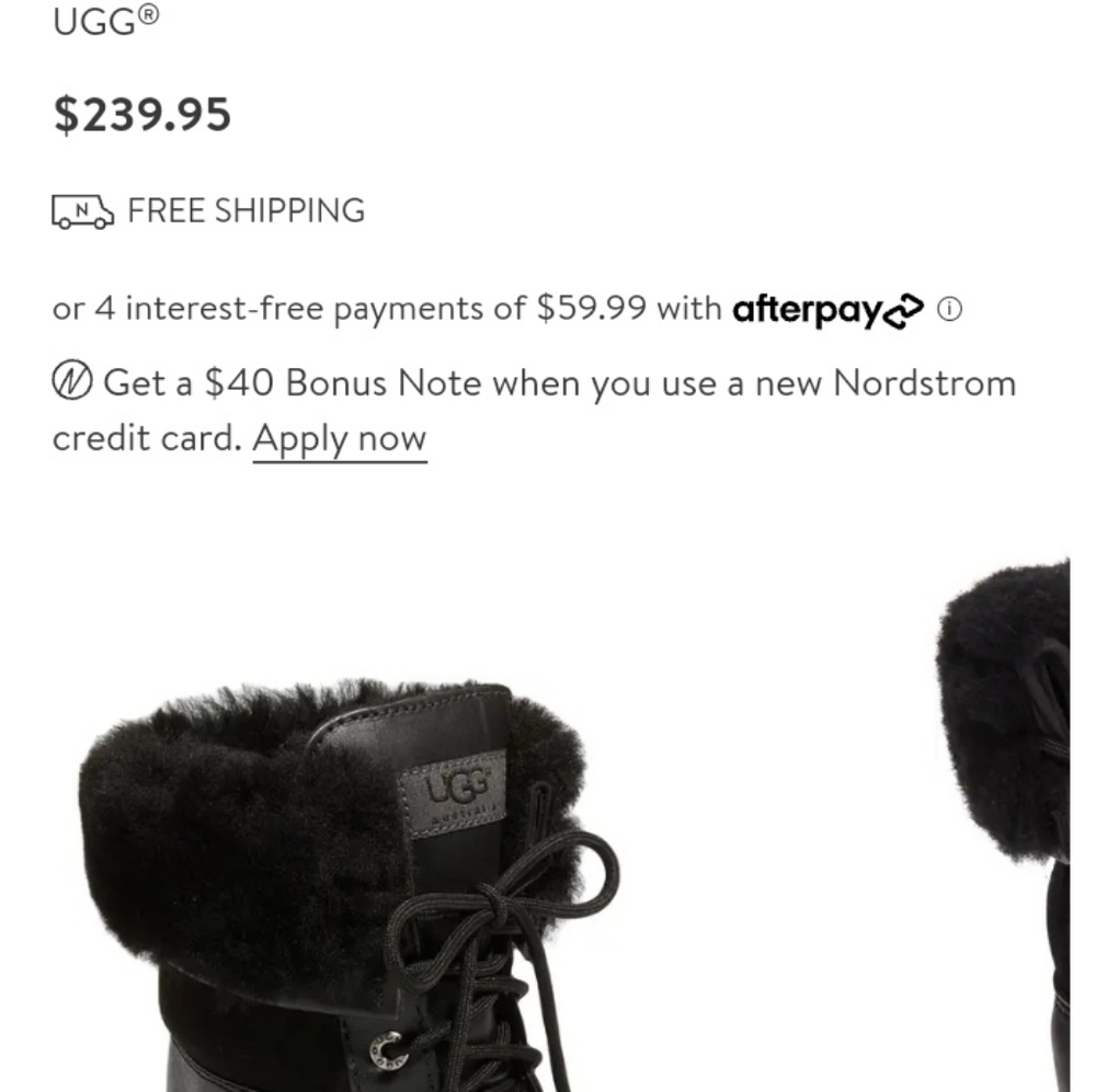 UGG leather butte waterpoof